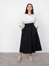 Schnittmuster V-Neck Cuff Top XS-L
