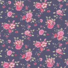 Interlock-Jersey Rosenblüten