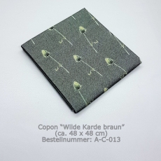 Coupon Wilde Karde braun