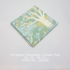 Fat Quarter aus der Serie Woodland - Juniper Teal