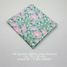 Fat Quarter aus der Serie Windy Days - Stormy