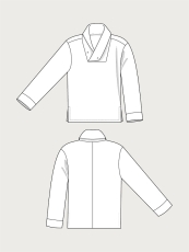 Schnittmuster Wrap Collar Shirt XL-3XL