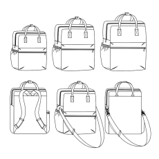 EUGÈNE Umhängetasche / Rucksack