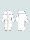 Schnittmuster "Lab Coat" XS-L