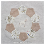 Baumwollstoff Sommerkinder + Schafe