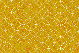 Baumwollstoff Serie Kopenhagen - Kreise auf Kurkuma (gold)