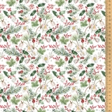 Baumwollstoff Winterpotpouri